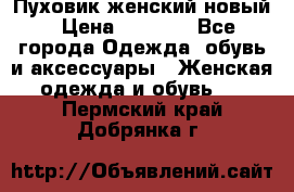 Пуховик женский новый › Цена ­ 2 600 - Все города Одежда, обувь и аксессуары » Женская одежда и обувь   . Пермский край,Добрянка г.